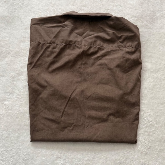 RVCA Brown Casual Button Down Shirt - Picture 11 of 14